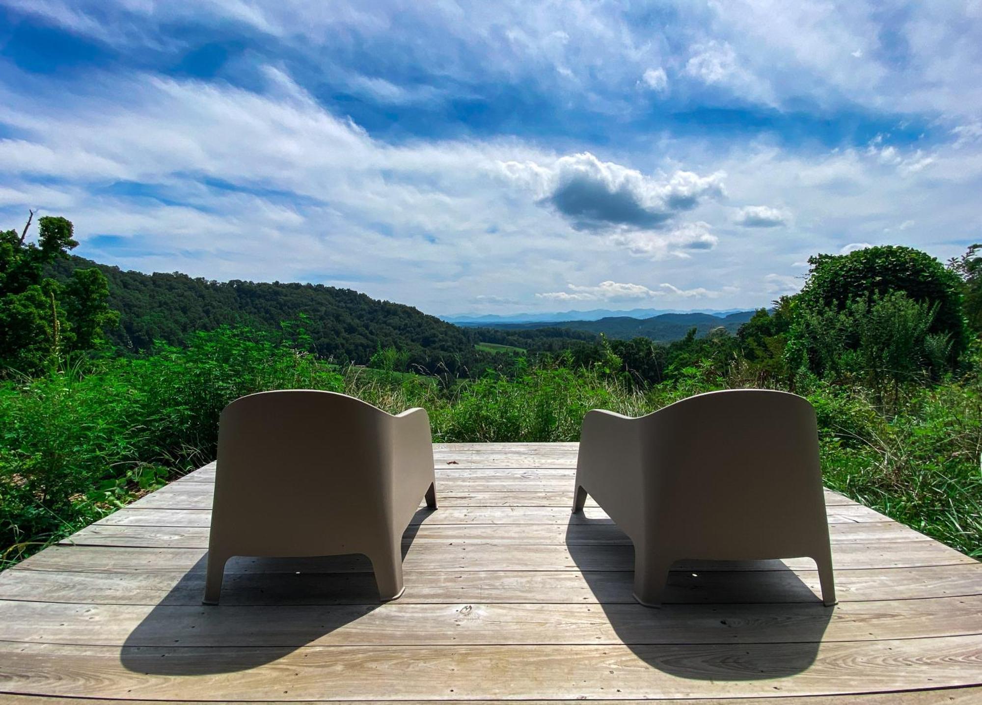 Morgan Branch Cabin In Marshall Villa ภายนอก รูปภาพ
