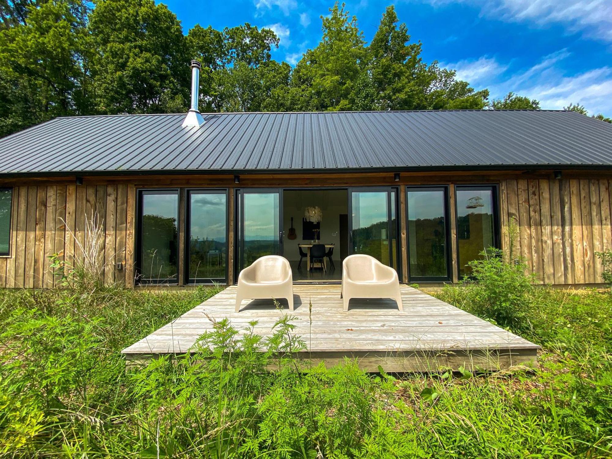 Morgan Branch Cabin In Marshall Villa ภายนอก รูปภาพ
